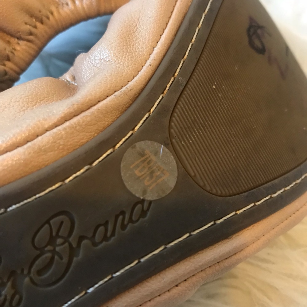 Lucky Brand Essie Flats nude brown size 7 - Picture 5 of 6